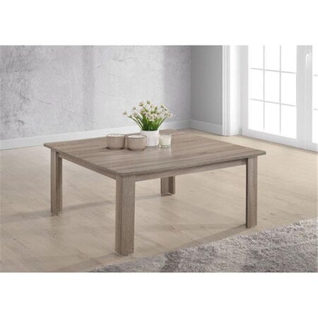Progressive Furniture Progressive Furniture T177-48 17 x 36 x 36 in. Barry Square Cocktail Table - Dark Taupe T177-48